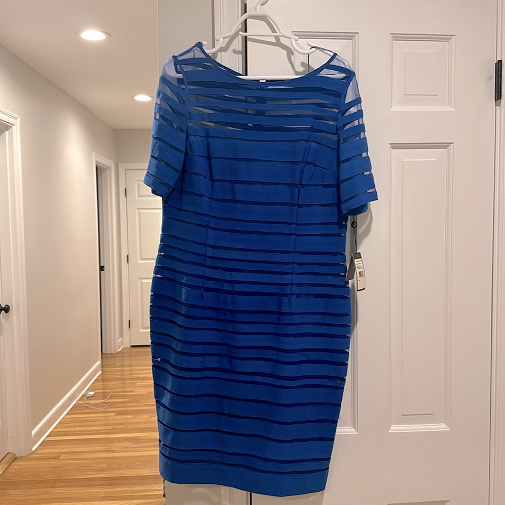 Adrianna Papell size 16 New With Tags blue dress